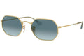 Ray-Ban Octagonal Classic RB3556N 91233M – Gold Blue Gradient