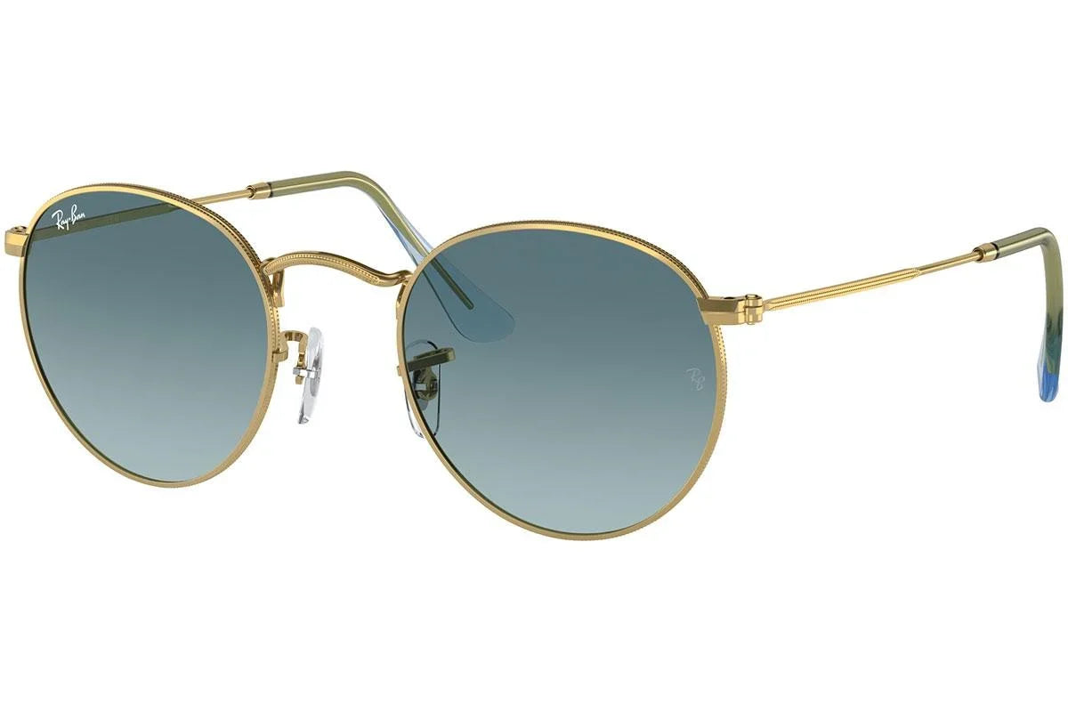 Ray-Ban Round Metal RB3447 001/3M – Gold Blue Gradient