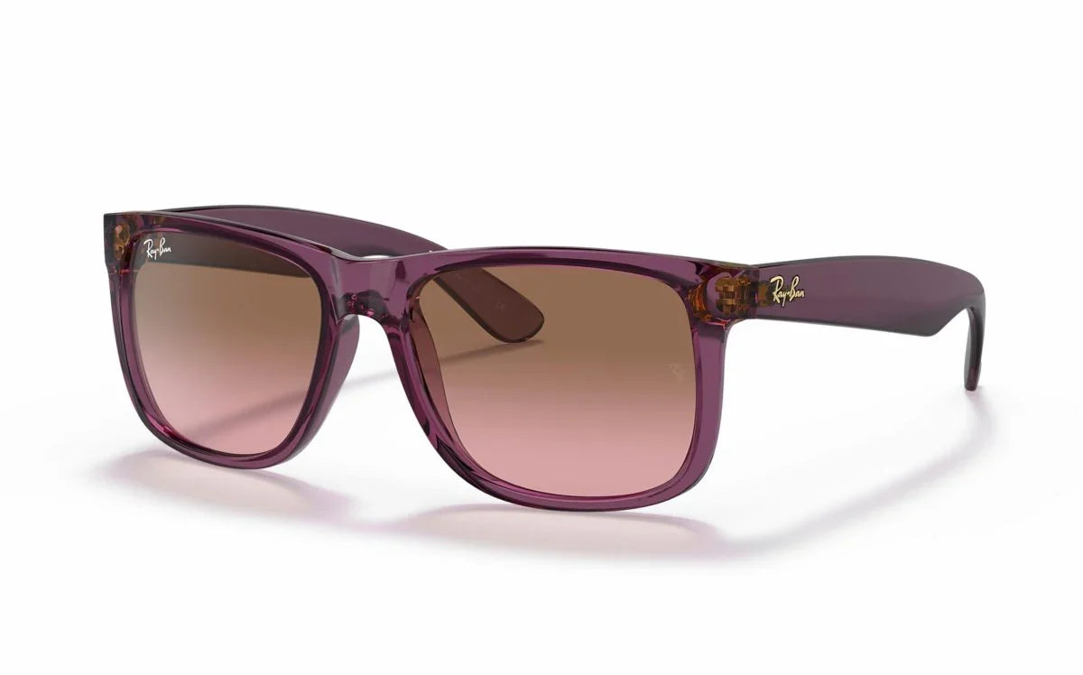 Ray-Ban Justin RB4165 6595/14 55mm – Transparent Violet Gradient