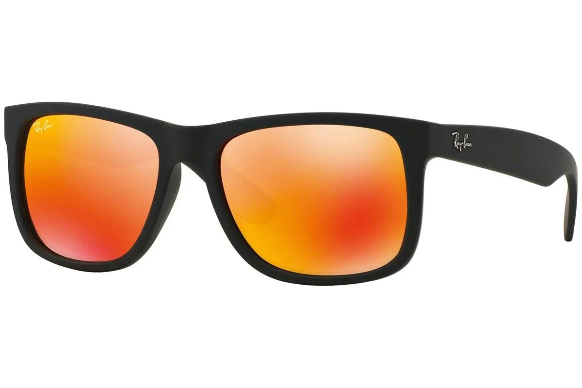 Ray-Ban Justin Color Mix RB4165 622/6Q 55mm – Matte Black Green Mirror