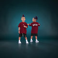 Set Tricou & Pantaloni Scurți Copii Model Jdn Burgundy