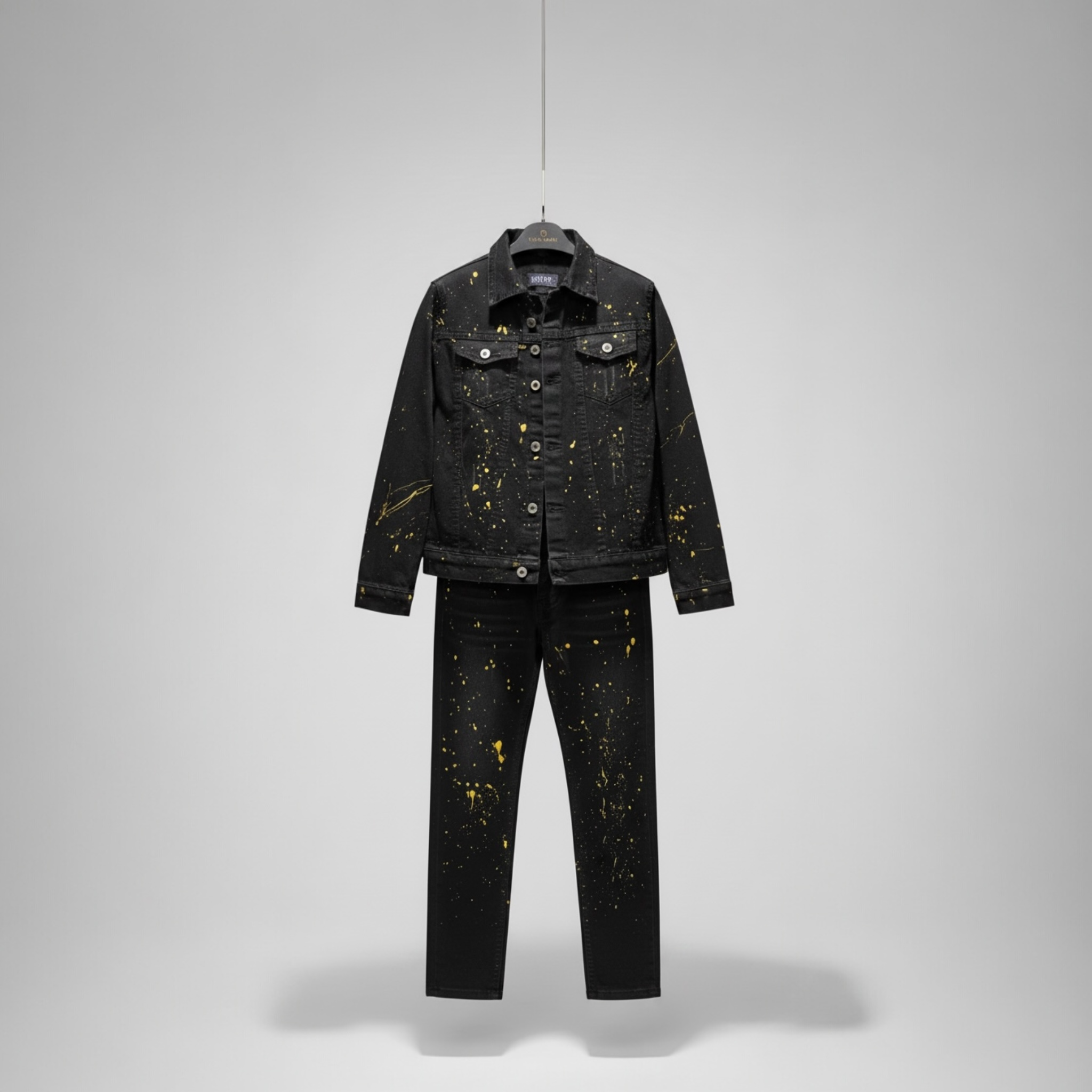 Compleu Copii Black Gold Denim