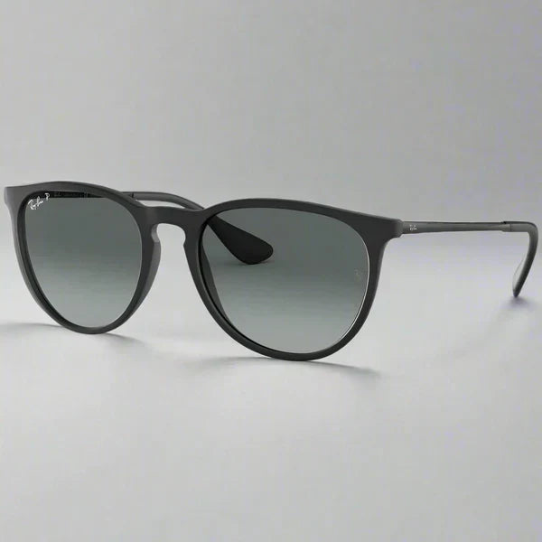 Ray-Ban Erika RB4171 622/T3 Polarized – Matte Black Grey Gradient Polarized