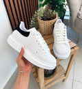 Sneakers Unisex MQ Alb cu Negru