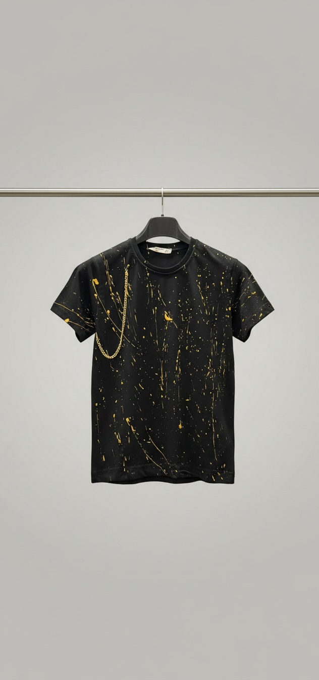 Tricou Copii Black Gold Splash