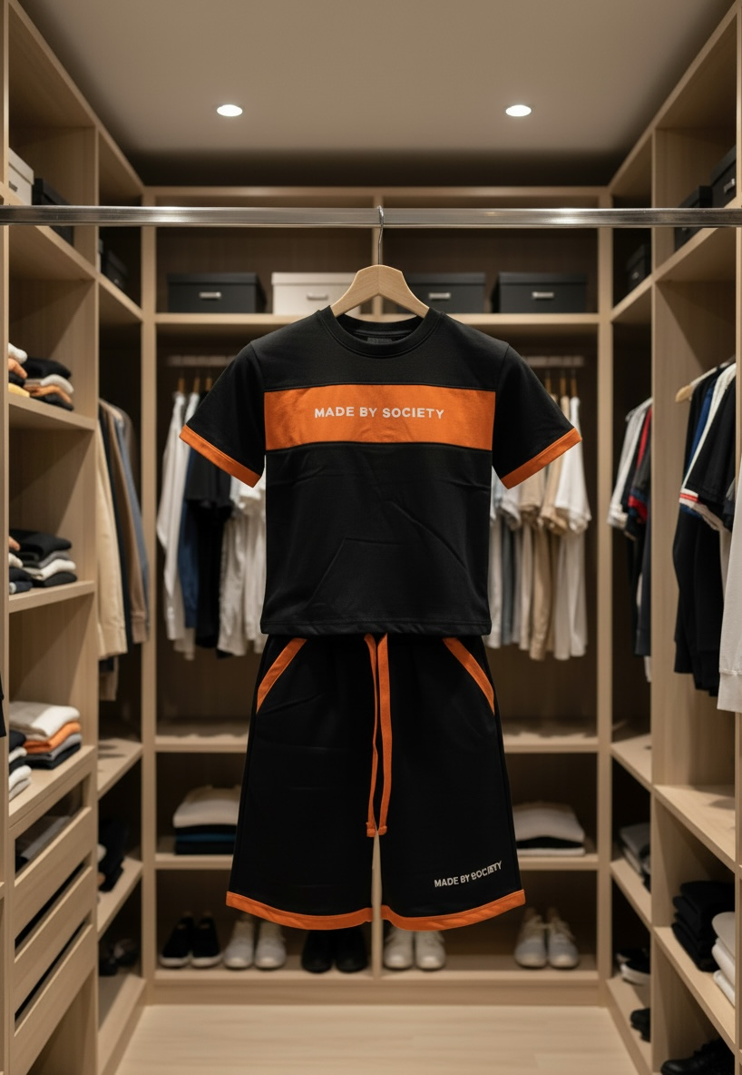 Compleu copii MbS Black/Orange