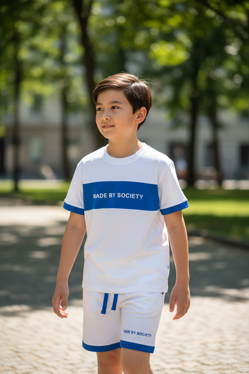 Compleu copii MbS White/Blue