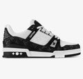 Pantofi Sport LV Trainer – Alb/Negru