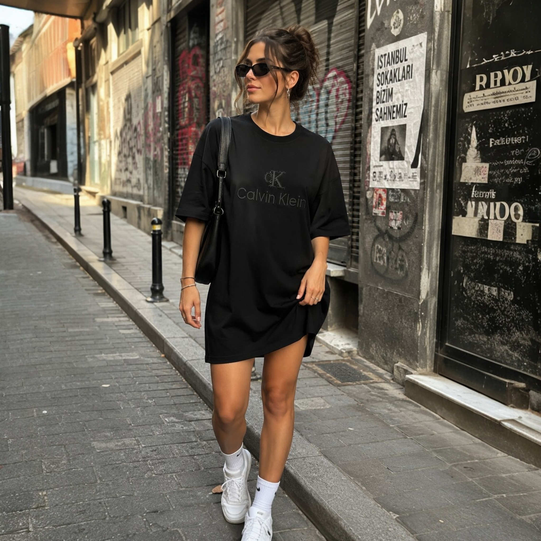 Rochie Damă CK Oversize – Negru