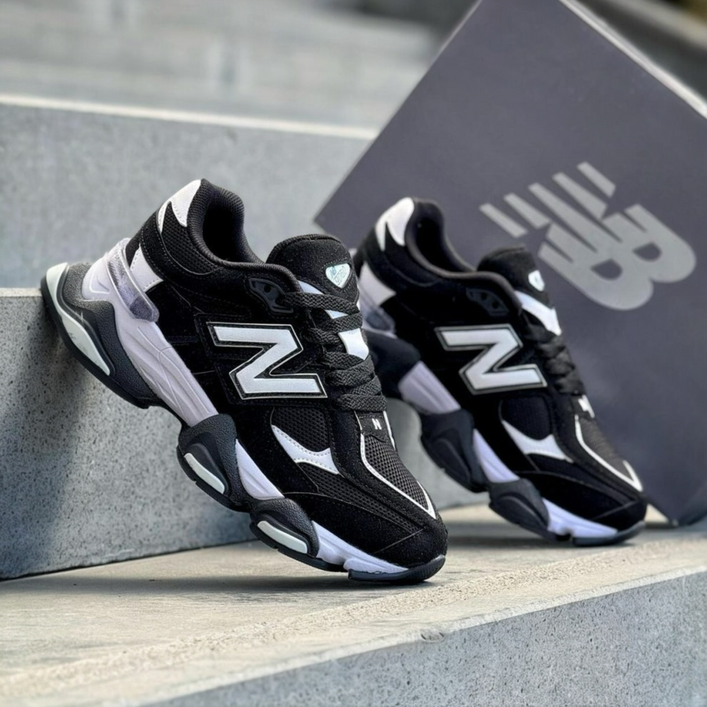 Sneakers Unisex New B Black & White