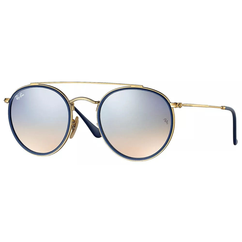 Ray-Ban RB3647N 001/40 – Gold Blue Gradient